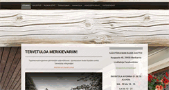 Desktop Screenshot of merikievari.fi