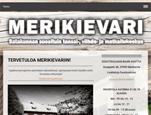 Tablet Screenshot of merikievari.fi